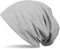styleBREAKER Klassische Slouch Beanie Mütze, leicht und weich, Longbeanie, Unisex 04024018, Farbe:Grau meliert