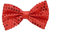 TrendandStylez Pailletten Fliege Rot Schwarz Silber Gliter 9 x 12cm (Rot)