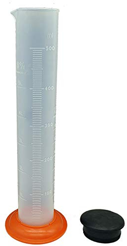 one by Camamoto misurino dosatore olio (cod 77622011B misurino dosatore olio 500ml universale con tappo - coperchio per miscela scooter 2 tempi - fai da te giardinaggio multiuso)