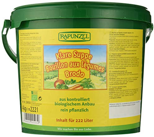 Rapunzel Brodo Vegetale in Polvere Sfuso in Vaso - 4 kg