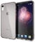 NALIA Silicone Case compatible with iPhone XR, Ultra-Thin Clear Back-Cover Shockproof See Through Cover Protector Transparent Rugged Protective Slim Flexible Gel Smart-Phone Bumper, Color:Grey