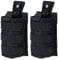 abcGoodefg Tactical Universal Radio Holster Pouch Holder, 1000D Nylon Military Molle Radio Case for Baofeng Motorola Midland CB Walkie Talkies (2 Pack)