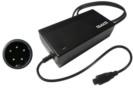 Powatechnic 42V 3A SV 5-pin Charger for 36V A2B Carrera Benelli Pendleton Raleigh Peugeot Pulse e-Spec (Year 2015-2018) Joycube Phylion Li-ion Battery JCEB360 | SSLC084V42XH JCLC084V42MH SSLC084V42M