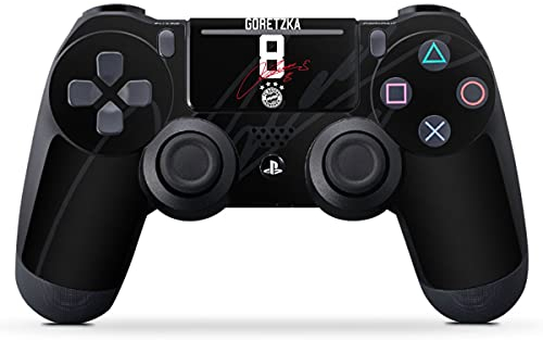 DeinDesign Skin kompatibel mit Sony Playstation 4 PS4 Pro Controller Folie Sticker FC Bayern München FCB Goretzka