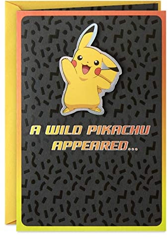 Hallmark Pokémon Geburtstagskarte (Wild Pikachu)