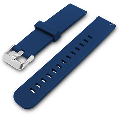 ADALLOR® Uhrenarmband 22mm 20mm 18mm，Smartwatch Ersatzarmbã¤nder Armband Wechselarmband für Herren Damen, Quick Release Uhrenarmband Ersatzarmband Silikon Uhrenarmbänder, Uhrband Bracelet Strap