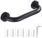 SacJkt Badezimmer Haltegriff Aluminiumlegierung, Dusche Sicherheitsgriff, 30CM rutschfeste Wandgriff Für Badezimmer Badewanne Toilette (Schwarz)