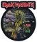 C&D Visionary Iron Maiden Eddie Patch, Black, Red