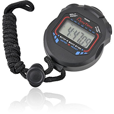 LEOFLA Cronómetro multifunción de Cuarzo para Deporte Parcial Total Carrera Gimnasio -