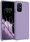 kwmobile Hülle kompatibel mit OnePlus 8T Hülle - Silikon Handy Case - Handyhülle weiche Oberfläche - kabelloses Laden - Veilchen Lila