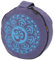 GURU SHOP Yoga Kissen, Yogakissen, Bedrucktes Meditationskissen mit Dinkel Füllung - Blau/türkis, Baumwolle, 13x30x30 cm