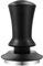 K COOL Espresso Hand Tamper, Premium Barista Coffee Tamper with Calibrated Spring, 100% Flat Stainless Steel Base Tamper for Breville Series 54mm Portafilter Basket (53mm, Black)