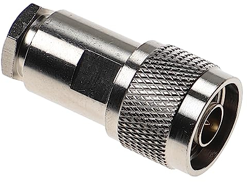 vhbw N Steckverbinder (männlich) kompatibel mit Aircell-7 Koaxialkabel - Koaxial-Verbinder für GPS- & WLAN-Geräte, Antennen usw.