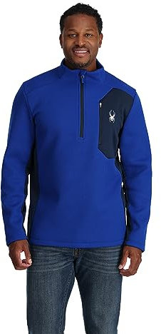 Spyder Bandit Half Zip, Herren, Electric Blue, M