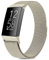 Tobfit für Fitbit Charge 4 Armband, Fitbit Charge 3 Armband für Herren Damen, Metall Verstellbarer Edelstahl Handgelenk Ersatz Armband Kompatibel für Fitbit Charge 4/Fitbit Charge 3(Small,Champagner)