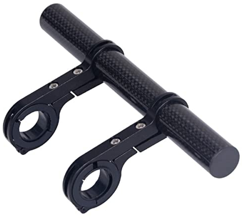 HOUSON 20cm Fahrrad Lenker Extender, Karbon Fahrrad Lenker Halterung für Taschenlampe Smartphones GPS-Geräte