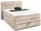 Home4You Boxspringbett - Creme - 120 x 200 cm - Cord - mit Bettkasten