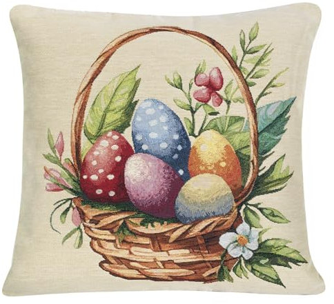 Gobelin Kissenbezug Eier Ostern Kissenbezug Sofakissen Jacquard
