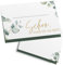 ZETTMANN® 50er Premium Tischkarten Hochzeit Schön dass du da bist 85x55mm I Tischkarten Geburtstag I Platzkarten I sehr gut beschreibbar (eukalyptus - klassisch)