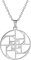 Fibonacci Spirale Halskette Goldener Schnitt Halskette Goldener Schnitt Anhänger Fibonacci-Zahlen Schmuck Heilige Geometrie Mathematik Lehrer Architekt Geschenke Frauen Männer (Fibonacci Silber2)