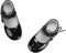 TRIWORIAE-Scarpe Mary Jane Eleganti per Ragazze Scarpe Ballerine Basse con Fiocco Pizzo Bianche e Nere per Matrimonio, Festa, attività, Scuola Nero 27