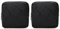 TUOJINRUIDA 2 PCS Aufbewahrungstaschen für Damenbinden mit Geometrischen Mustern, Tragbare PU-Aufbewahrungstaschen für Feminine, ideal für Teenager-Mädchen, Frauen und Damen (Schwarz)