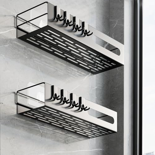 LUXYSKY est 2022 Estanteria Baño Sin Taladro -Estanteria Ducha Sin Taladro-Estante Ducha sin Taladro-Varios Modelos Disponibles-Accesorios Baño-Organizador De Baño (Modelo 2)