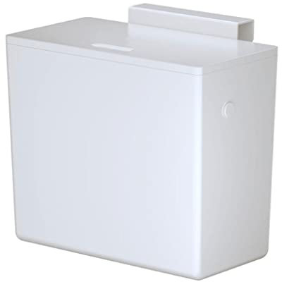 ZXCMY Multifuncional Papelera pequeña, Papelera Blanca montada en la Pared, Papelera Rectangular, Papelera de Escritorio con Tapa, Papelera, baño, Cocina Práctico