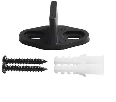 Porte de grange coulissante, guide de sol réglable pour mur/porte, permet un guidage précis et sécurisé de la porte coulissante de grange. (Matériau métallique)