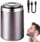 Mini Portable Electric Shaver, 2024 Neuest Rasierer Herren Elektrisch, USB Mini Rasierer mit 3D Nass- und Trockenrasierer Mini Shave für Den Ganzen Körper Reiserasierer für Männer Vermissen (Lila)