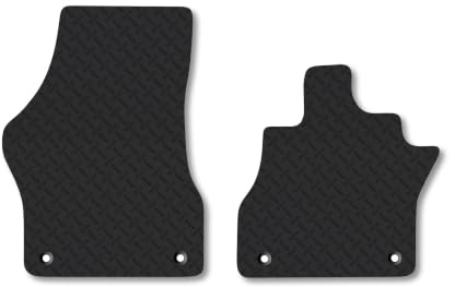 VW ID.Buzz (2022+) [MPV] 5mm Rubber Car Mats | Heavy Duty Rubber Tailored Fit Floor Mats Full Coverage Durable Waterproof Accessories Easy Clean Anti Slip Made in the UK