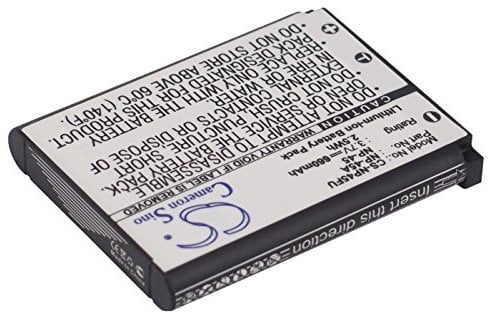 Peakbatt NP-45, NP-45A, NP-45B, NP-45S, 660mAh Battery Replacement for Fujifilm FinePix Z81, Z90, Z900EXR, Z909EXR, Z950EXR, Instax Mini 90, Neo, Share SP2