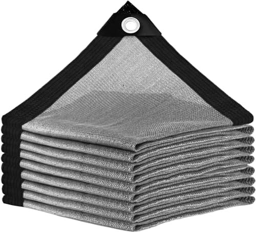 Filet d'ombrage, avec œillets, 3 x 3 m, Durable, 95% de Protection UV, pour la Protection Solaire, sur Les balcons, Les invités, Les serres et Les terrasses