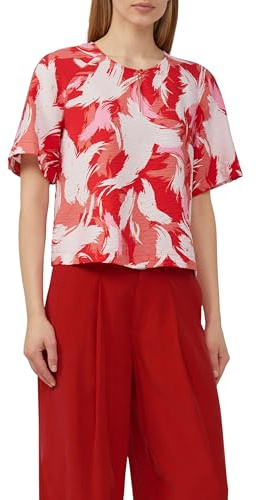 s.Oliver Damen Verkürzte Bluse aus Strukturiertem Viskosemix Bluse