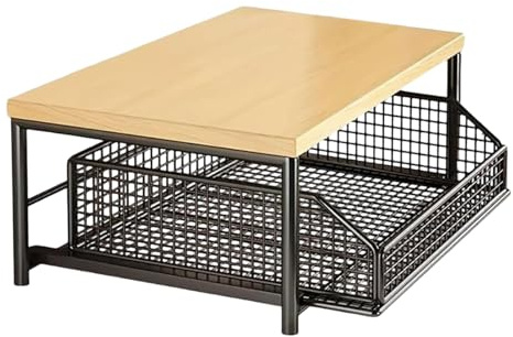 YRTUOP Estantes de Despensa para Almacenamiento | Organizador Vertical De 2 Niveles,Bandejas de Almacenaje de Doble Capa,Para Uso En Despensa Cocina Baño Garaje Ducha Bar Apartamento Hogar Y