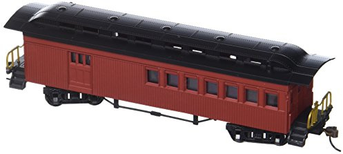 Bachmann Industries 1860-1880 Passenger Cars - Combine - Painted, Unlettered Red (HO Scale)