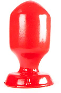 Zizi Plug Anal Slosh en Rouge, 11,5 à 5,5 cm