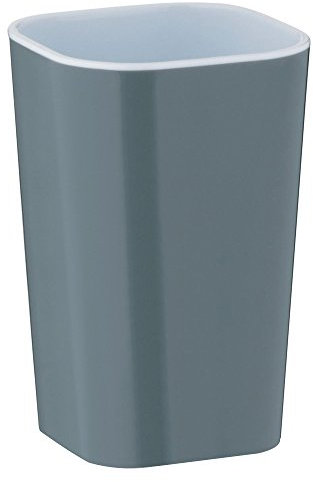 kela 22921 Gobelet Nora en Plastique Gris/Blanc, 7,5 x 7,5 x 12 cm