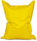 Lumaland Riesen-Sitzsack XXL 140x180 cm | Wasserfestes Indoor & Outdoor Liegekissen mit über 3 Mio. anpassungsfähigen EPS-Perlen | Bean Bag mit waschbarem Bezug [Gelb]