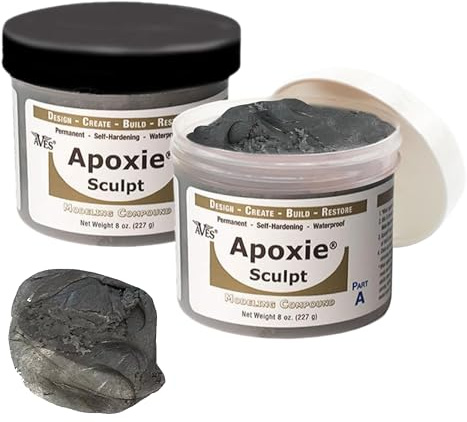 Avesstudio Apoxie Sculpt Modelliermasse - silbergrau ca 450gr