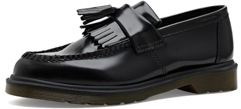 Dr. Martens Unisex-Erwachsene Adrian Core Polished Smo Brogue Schnürhalbschuhe, Schwarz, 39 EU