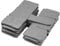 KCT 1 Pack - Grey Stone Cobble Effect Garden Lawn Border Edging Interlocking Path Edge - 10 Pieces Total