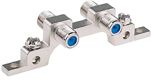 DUR-line Erdungsblock DEB 2-Fach aus hochwertigem Guss - Schirmungsmaß > 90 dB - SAT/Kabel/UKW/DVB-T