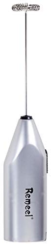 Remeel Mousseur à lait de poche avec fouet en acier inoxydable, portable et puissant pour café du matin, latte, cappuccino, chocolat chaud