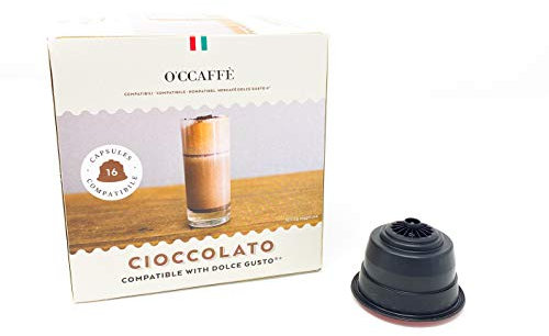 O'ccaffè Cioccolato Dolce Gusto Compatible Café 96 Capsules 96 Unités