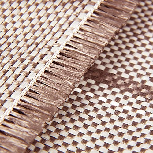 Vorzeltteppich viele Größen - Zelt Teppich, Zeltunterlage Campingteppich - (300x600cm / Braun) - für Outdoor, Anti Rutsch als Gras und Rasenschutz