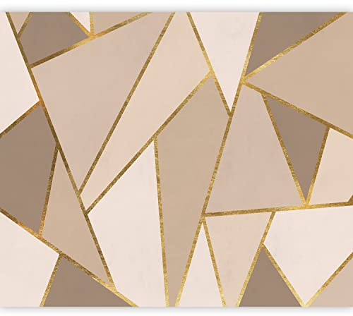 murando Fototapete Abstrakt 400x280 cm Vlies Tapeten Wandtapete XXL Moderne Wanddeko Design Wand Dekoration Wohnzimmer Schlafzimmer Büro geometrische Muster Dreiecke a-A-10034-a-a