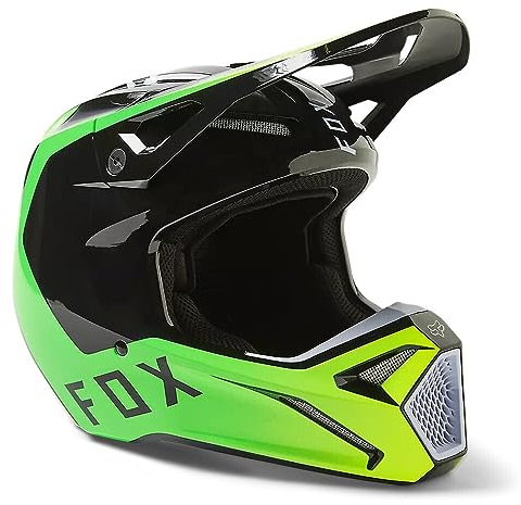 FOX RACING Unisex – Erwachsene Dpth Helm, Schwarz, L
