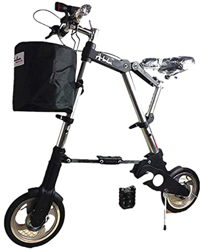 ZLYJ 10 Rad Faltrad Leichtes Aluminium Faltrad, Citybike Schnellfaltsystem, Ultraleichtes Tragbares Schülerrad Für Erwachsene C,10inch