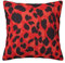 OPSREY Red Leopard Pattern printed Throw pillow decorative pillowcase Cushion Cover Square pillow
